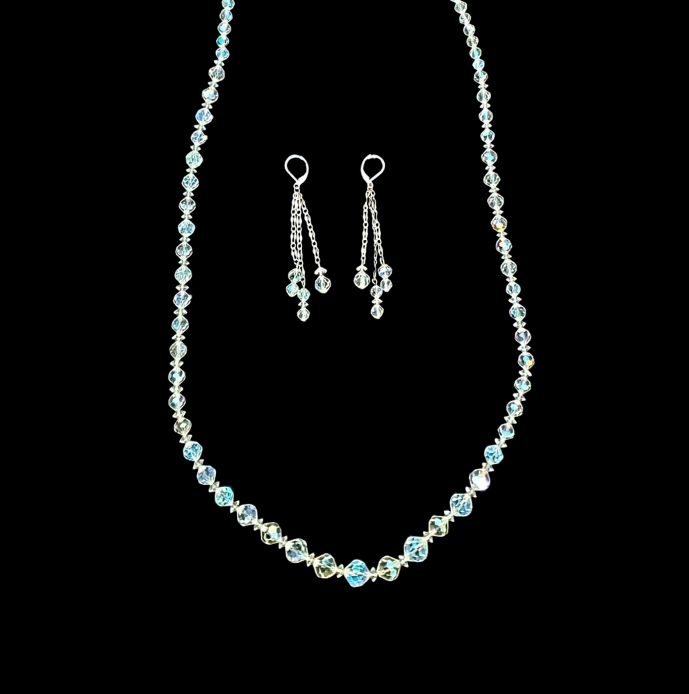Swarovski Necklace And Earings Set